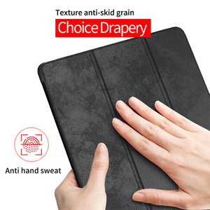 Étui de protection pour <span class=keywords><strong>tablette</strong></span> KAKU 3 plis avec fente pour stylo, 10 pouces, en cuir et <span class=keywords><strong>silicone</strong></span>, mise en veille/réveil automatique pour <span class=keywords><strong>Samsung</strong></span> S6 <span class=keywords><strong>S5e</strong></span> S5 T720 T725 - Product Image 4