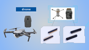 Dgdte 2.7 mét Pitch nối receptacle 10pin với khác nhau Thiết bị đầu cuối được sử dụng cho UAV pin tùy chỉnh vòng kết nối - Product Image 3