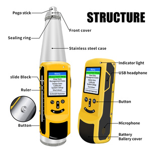 Digitaler Beton-Sklerometer Rückprallhammer-Test Betonfestigkeitsprüfung Vollautomatischer Integrierter Schmidt-Rückprallhammer - Product Image 3