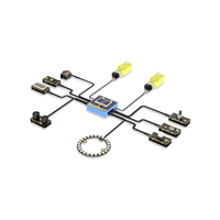 2021 MPython papan WiFi ESP32 Dev Board WiFi BT ESP32 Sensor OLED IOT ESP32 papan sentuh Microbit ESP32 Kit untuk Pendidikan & pembuat