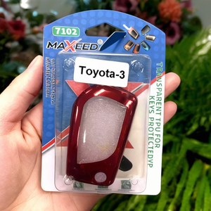เคสกุญแจรถยนต์แม็กซีด โตโยต้า แบบ 3 ปุ่ม ป้องกันรอยขีดข่วน ผลิตจากวัสดุ TPU ใส - Product Image 3