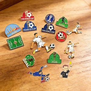 Insignia Conmemorativa de la Copa Mundial de Fútbol Moderna 2026, Accesorio de Mochila Personalizado para Eventos Deportivos - Product Image 4