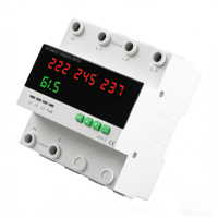 Régulateur de tension automatique numérique monophasé Baiwei 63A 0,5 kVA avec protection contre les surtensions et les surintensités ATS et régulation automatique de phase