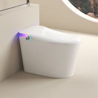 Lavage automatique Fonctionnement électrique Capteur de rinçage Wc Infrarouge Électronique One Piece Smart Bidet Toilette intelligente Salle de bain