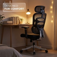 Chaise d'e-sport AOR en maille nylon avec support lombaire à six niveaux et roulettes silencieuses pour soulager la pression dorsale – Vente en gros usine