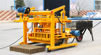 Machine manuelle de fabrication de blocs de ponte Prix machine de fabrication de briques Qt40-3a