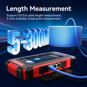 Outils de fibre optique, mini testeur OTDR 1310/1550 nm multifonction avec écran tactile couleur de <span class=keywords><strong>3</strong></span>,4 pouces, plage de test - Product Image 3