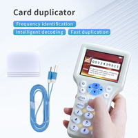 NFC IC 13,56 MHz tarjeta/llavero copia grabable RFID ID 125Khz lector de tarjetas duplicador de tarjeta de acceso