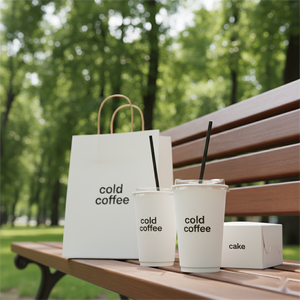 Custom <b>Disposable</b> Double Wall Biodegradable Paper <b>Cups</b> for Coffee & Takeout Packaging with Personalized Logo - Product Image 2