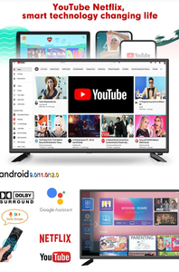 Televisor Inteligente Android LCD LED de Fabricante con WiFi de 32-75 Pulgadas para Hoteles, HD 4K UHD HDTV Negro, Televisor Inteligente Android de 75 Pulgadas HDTV Defin - Product Image 2