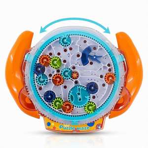 ของเล่นเสริม<span class=keywords><strong>พัฒนา</strong></span>การด้านวิทยาศาสตร์สำหรับเด็ก เกมเขาวงกต<span class=keywords><strong>ลูก</strong></span>บอล 3 มิติ จานเขาวงกต เกมฝึก<span class=keywords><strong>สมอง</strong></span>พกพา เสริมสร้างไอคิว - Product Image 2