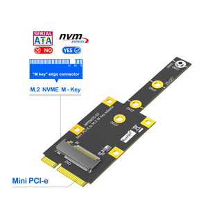 M.2 NVMe SSD 转 Mini PCI-E 适配卡，适用于计算机 M-Key 接口，尺寸 2230-2280mm，速度 5Gbps，即插即用 - Product Image 2