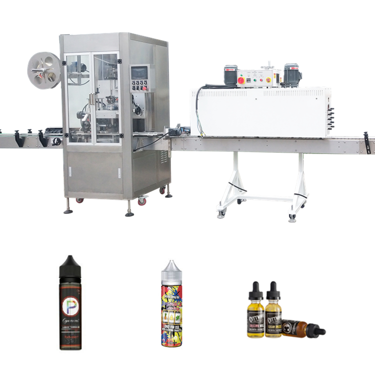 JB-TB200 factory direct Automatic beverage bottle labeler shampoo bottle shrink sleeve labeling machine