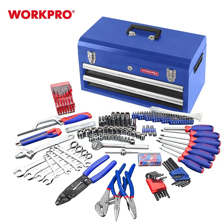 WORKPRO 239PC Mechanics Socket Set Tool Full Kit Auto Tool