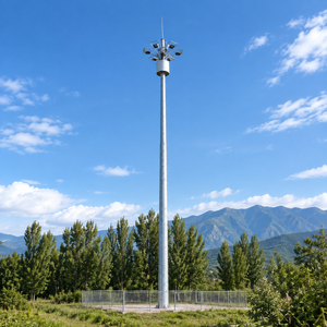 <span class=keywords><strong>Torre</strong></span> de Comunicación de Acero Galvanizado en Caliente para Aviación, Mástil Monopolar para Telecomunicaciones en Aeropuertos y Sitios Celulares, 25m 35m - Product Image 1