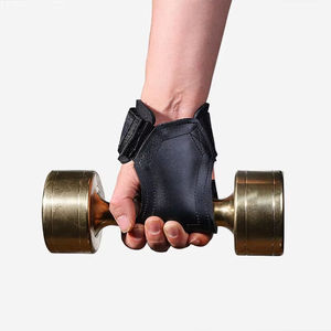 Sangles de maintien pour la musculation avec logo personnalisé, protection des paumes et soutien des poignets - Product Image 2