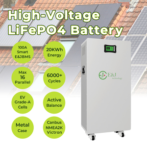 Batería de Litio-Ferrofosfato (LiFePO4) Semisólida <span class=keywords><strong>EJ</strong></span> de Alta Densidad, 20kWh, 51.2V, 392Ah, 6000+ Ciclos, -20-60°C, con BMS Inteligente, para Uso en Suelo, Solar - Product Image 3