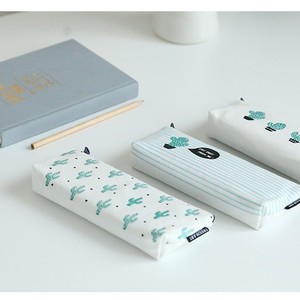 Trousse à crayons en toile Kawaii Flamingos, nouveauté pour l'école et le bureau, cadeau mignon avec fermeture éclair, 3 couleurs, 20x8x4cm - Product Image 5