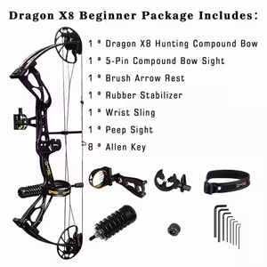 Bộ cung tên hợp chất Sanlida X8 Dragon Hunting, trọng lực kéo điều chỉnh được 0~60lbs, tay phải, dùng cho thể thao ngoài trời - Product Image 2