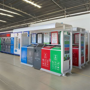 Poubelle intelligente à induction avec couvercle ouvert Poubelles intelligentes Poubelle intelligente avec évier pour le lavage des mains - Product Image 6