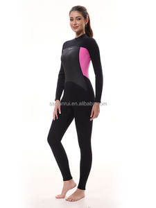 بدلة سباحة بأكمام كاملة مخصصة بذلات جلد ناعمة من النيوبرين بأكمام طويلة - Product Image 3