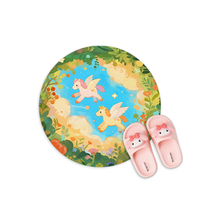 Mode benutzer definierte Form getuftete Teppiche Anime Boden matte Modern Home Use Teppich mit niedlicher Form und Logo