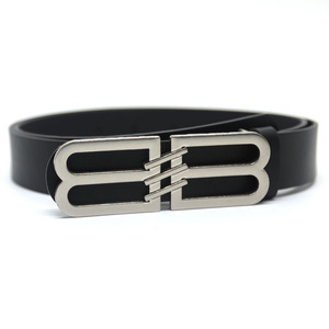 Nouvelle <span class=keywords><strong>ceinture</strong></span> en cuir PU avec boucle double <span class=keywords><strong>B</strong></span> - Product Image 2