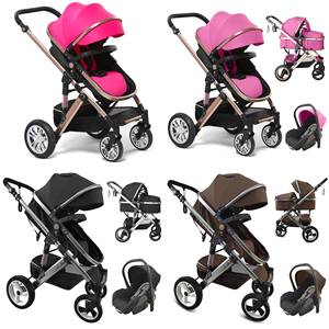 Système de <span class=keywords><strong>Voyage</strong></span> Bébé Nouveau-né en Gros, <span class=keywords><strong>Siège</strong></span> <span class=keywords><strong>Auto</strong></span> et Poussette Quatre Roues, Landau Bébé 3 en 1 avec <span class=keywords><strong>Siège</strong></span> <span class=keywords><strong>Auto</strong></span> - Product Image 3