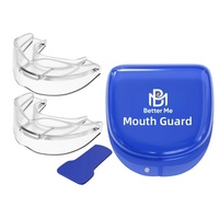 Protector Bucal Anti-Rechinamiento para la Mordida de los Dientes Durante la Noche, Protectores Bucales para el Bruxismo al Dormir, Protector Bucal para Rechinamiento Dental