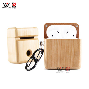 Hecho de madera de la tapa de carga inalámbrica para Airpod auriculares funda protectora - Product Image 6
