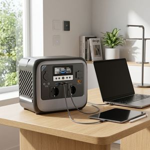 Centrale Électrique Portable Intelligente 700W, Générateur Solaire à Onde Sinusoïdale Pure, UPS Intelligent 6000 Cycles, Alimentation de Secours Extérieure - Product Image 3