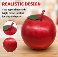 Ballon anti-stress pomme en gros, édition Noël géante, jouet sensoriel souple pour soulager l'anxiété, idéal pour les fêtes de Noël
