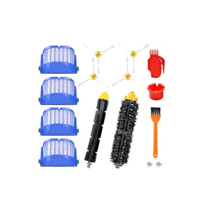 Kit de accesorios de repuesto para IRobot Roombas 600 Series 675 690 680 671 652 620 650 Vac, cepillo de rodillo de filtro de pieza