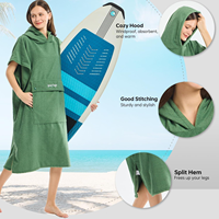 Serviette de changement de surf Offre Spéciale Serviette de plage Poncho de surf à séchage rapide pour adulte Serviette en microfibre
