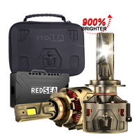 Ampoule de Phare Automobile Redsea 300W 50000Lm, Types 9005 H1 H3 H11 Canbus H7 H4, Foco Led Turbos Anti-Brouillard, Phare de Voiture à LED H4