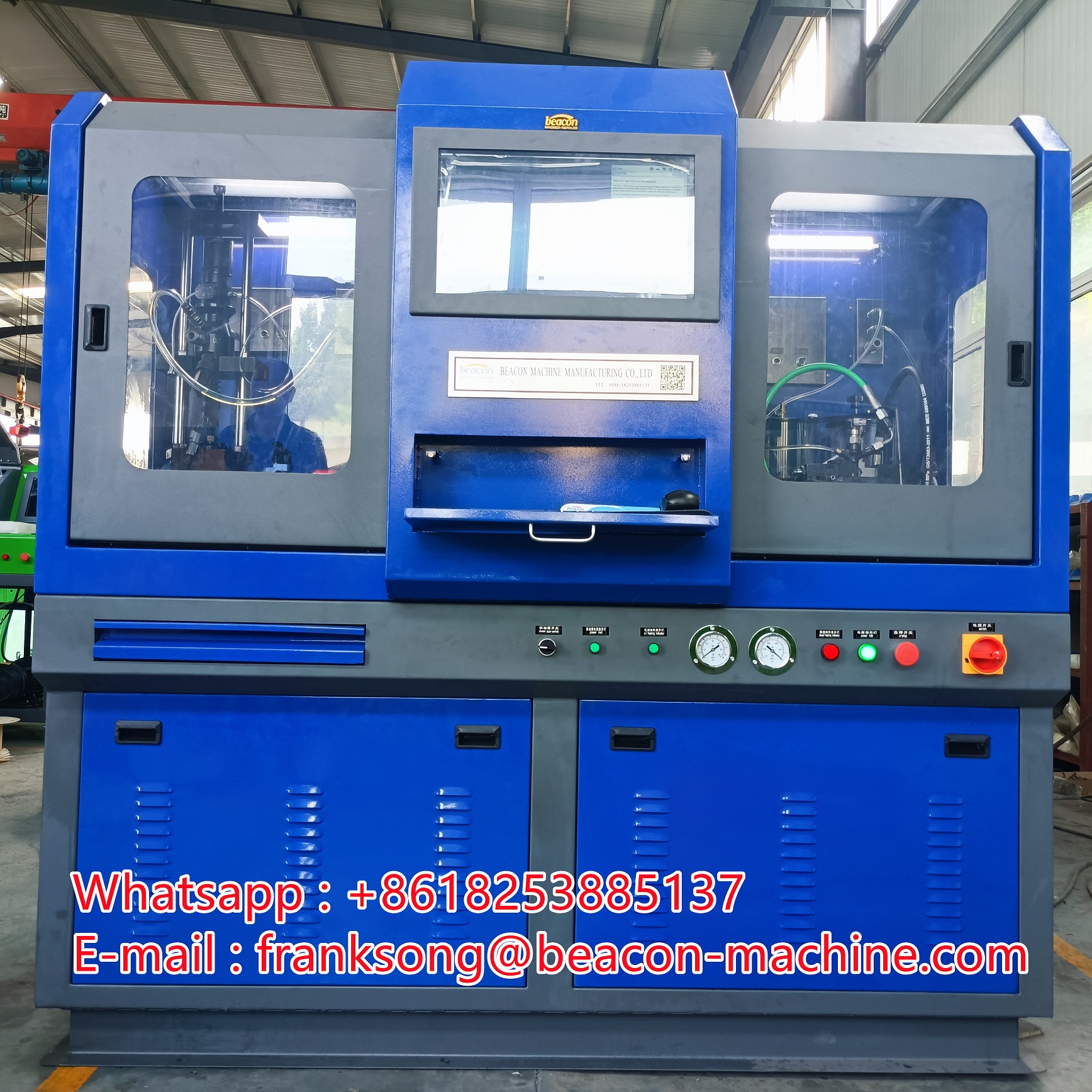 Máy Bơm Đường Ray Thông Dụng CR1016 Và Máy Thử Áp Lực Có Chức Năng Eup/Eui Cam Box Heui