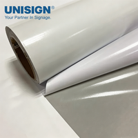 Rouleau de vinyle auto-adhésif PVC pour impression jet d'encre haute définition, brillant et mat, colle grise, matériau pour autocollants publicitaires de véhicule