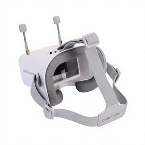 แว่นตา FPV รุ่น Langshit 008D PRO อัปเกรดแล้ว, ส่งสัญญาณวิดีโอแบบอนาล็อก 5.8GHz, มี DVR ในตัว, กล่อง DMKR, แว่นตา FPV สำหรับโดรน RC - Product Image 2