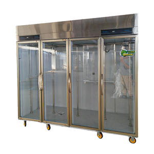 Exhibidor de Carne de Acero Inoxidable y Vidrio de Temperatura Única de 3500L para Carne de Cerdo y Res, con Gancho Gratuito y Refrigerador - Product Image 4
