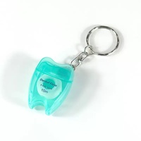 Vente en gros de fil dentaire orthodontique écologique menthe maïs porte-clés en plastique pour bretelles boîte soins bucco-dentaires