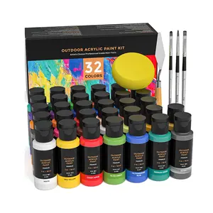 acrylic paint set 32 colours oem paints acrylic for artist and children color paint set acrylic