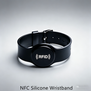 Pulseras de Silicona Fabricadas en Fábrica con Chips RFID NFC N213 215, Mini Etiqueta Personalizable con Logotipos, <span class=keywords><strong>Tarjeta</strong></span> de Membresía Impermeable, Pago Empresarial - Product Image 1