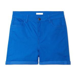 Slim Leg <b>Women</b> <b>Jean</b> Shorts With Mid Rise And Clean Lines Designed For Refined Summer Casual And Office To Weekend Wear - Product Image 1