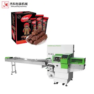 JIEKE usine fournissant la canneberge grand sac petite poche échelle biscuits biscuits Fruits légumes machine d'emballage de type oreiller