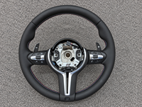 Volant en cuir pour BMW E70 E71 M3 M5 F20 F22 F23 F30 F33 F34 E46 E60 E36 E39 E30 E87 E83 E90 E91 E92 E84 X1 E84 X5 X6