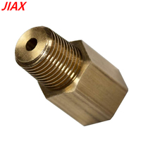 1/8 BSPT macho a 1/8-27 NPT hembra Sensor de calibre remitente latón CNC mecanizado adaptador de rosca reductor