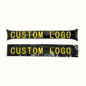 Cheap <b>Customized</b> Pattern Activity Color Printed Waterproof Eco-friendly PE/PVC Cheering Thunder Stick <b>Balloon</b> Custom Logo Free - Product Image 2