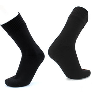 Custom Logo <b>Waterproof</b> Breathable Crew <b>Socks</b> in Black for Men Outdoor Hiking Trekking and Sports - Product Image 4