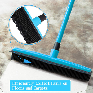 Nouvelle conception <span class=keywords><strong>de</strong></span> balais et <span class=keywords><strong>de</strong></span> brosses <span class=keywords><strong>de</strong></span> nettoyage pour la maison et le jardin, balai télescopique à poils en caoutchouc pour animaux <span class=keywords><strong>de</strong></span> compagnie - Product Image 3
