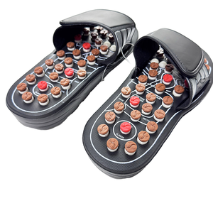 Sandal pijat Acupoint, Sandal terapi akupunktur, sepatu pijat kaki berputar medis, Sandal kaki Cina untuk pria uniseks - Product Image 1
